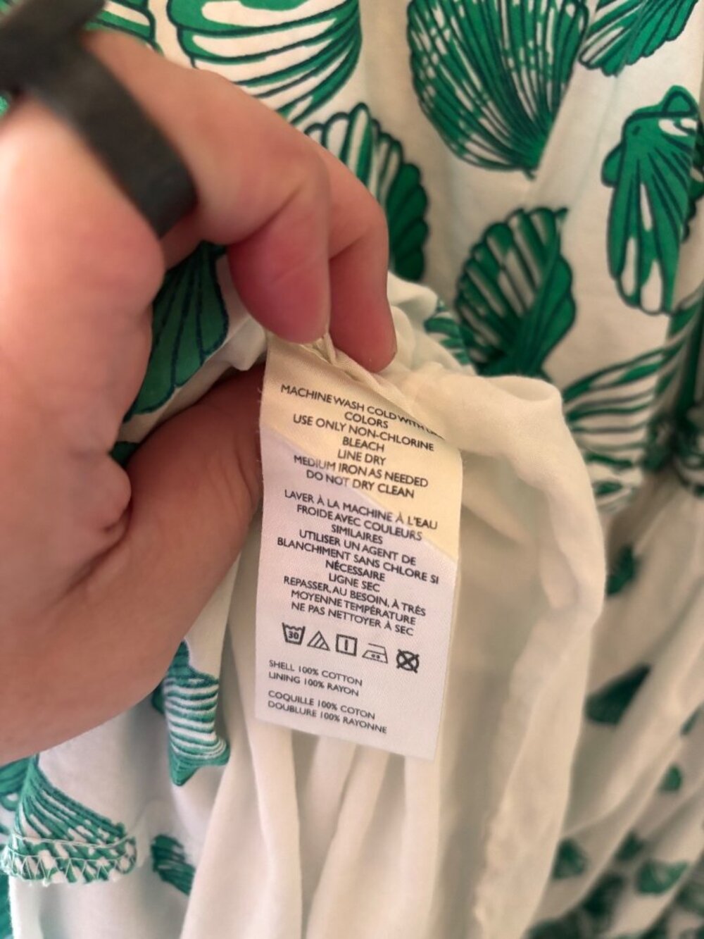Anthropologie Maeve Seashell Halter Tiered Cotton Maxi Dress 1X - Picture 8 of 12